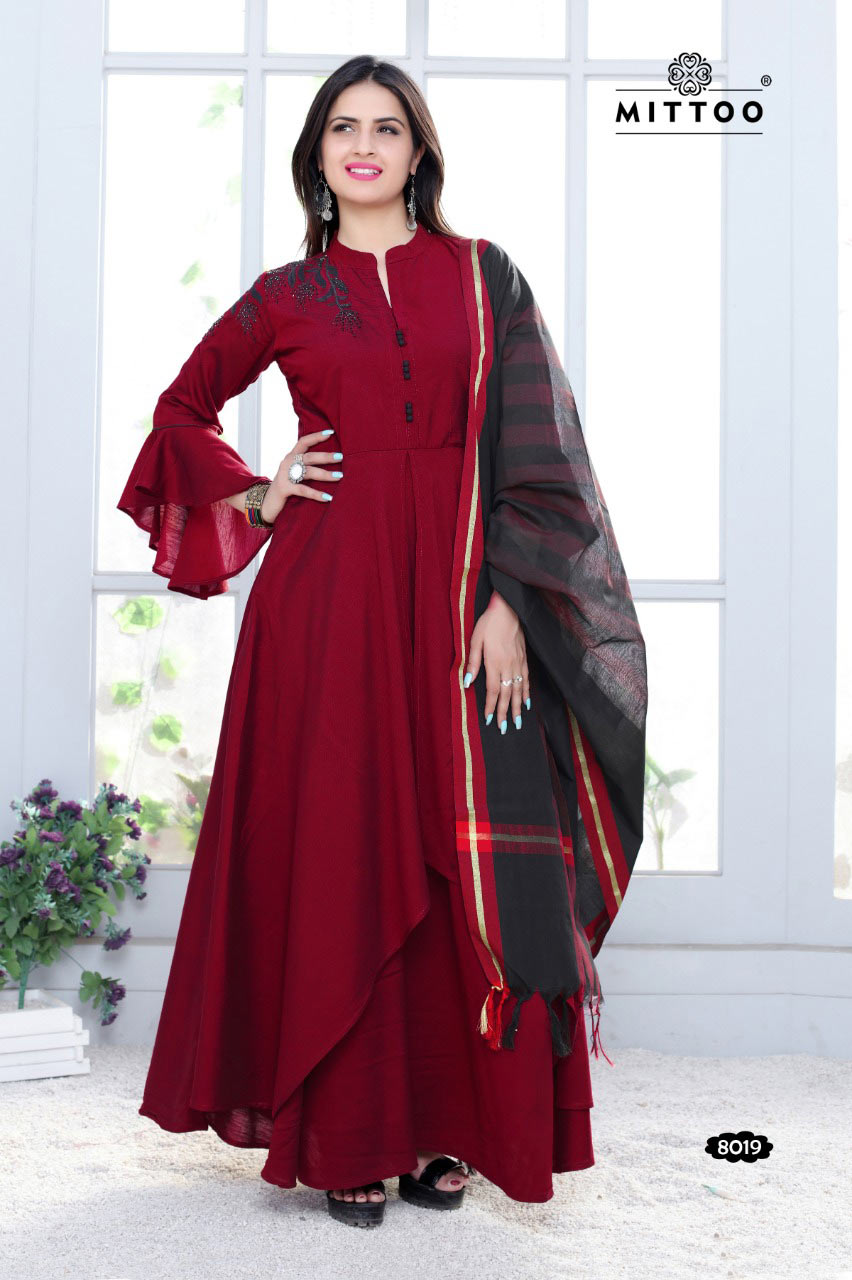 Prasang Vol-4 Mittoo Muslin Anarkali Dupatta Kurti Prasang Vol-4 Mittoo Muslin Anarkali Dupatta Kurti